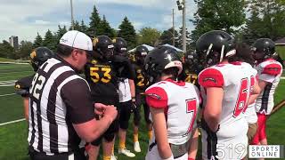 OSFL Football Under 14  Brantford Bisons vs Waterloo Jr Warriors [upl. by Atter]