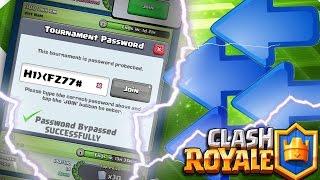 ¡COMO ENTRAR en un TORNEO con CONTRASEÑA Nuevo TRUCO de Clash Royale  Fernando CoC [upl. by Yditsahc947]