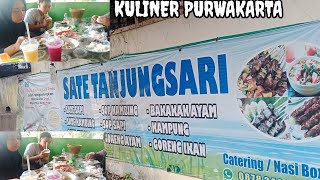 KULINER PURWAKARTA SATE TANJUNGSARI PONDOK SALAM ENAK [upl. by Bechler784]