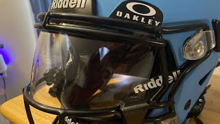 How to Oakley Pro Shield Visor on Riddell Speedflex OBJ Facemask [upl. by Adiehsar236]