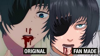 Mappa VS fan animation  chainsaw man Animation comparison [upl. by Anceline]