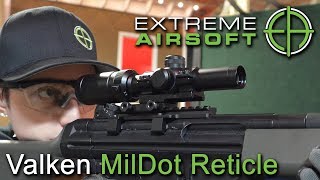 Extreme Review Valken 14x20 MilDot Reticle [upl. by Haidebej209]