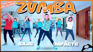 ZUMBA Fitness Bajo Impacto  BAILE ejercicio para ADELGAZAR en CASA 🔥 CLASE COMPLETA [upl. by Tellford]