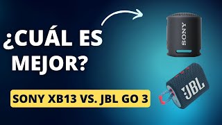 JBL Go 3 vs Sony SRS  XB13 ¿Cuál merece más la pena [upl. by Soll]