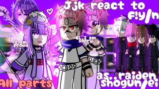 Jjk react to fyn as raiden shogun as sukunas wife all partsreact to raiden shogunreact to [upl. by Verlee621]