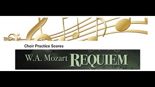 03 Dies irae  REQUIEM Mozart  SATB  piano accompaniment training score [upl. by Attenrev317]