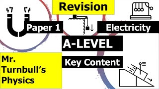 ALevel Physics Paper 1 Electricity Revision Session [upl. by Yevol]