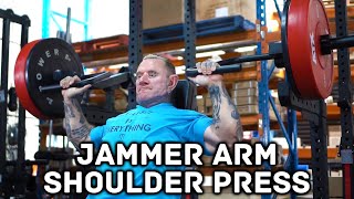 HOW TO Shoulder Press  ATX® PRX Jammer Arms  LEE PRIEST [upl. by Adamsen219]