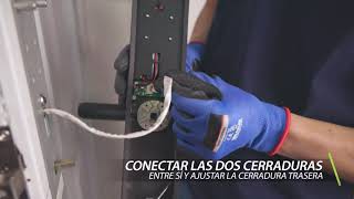 Instalación Cerradura OWL608 en Puerta de metal ACCESSMATIC SmartLocks [upl. by Leirol975]