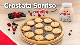 CROSTATA SORRISO CON NUTELLA® Ricetta Facile  Fatto in Casa da Benedetta [upl. by Sassan760]