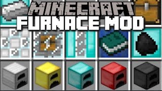 Minecraft MORE FURNACE MOD  FEED MILLIONS OF PEOPLE WITH THESE FURNACES Minecraft [upl. by Marijane]