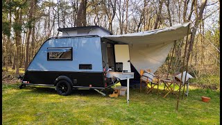 Minicamper  Wir lieben Kip Shelter  der kleine Wohnwagen und Mini Caravan 750kg [upl. by Eivad]