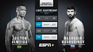 FREE FIGHT  Jailton Almeida Proves He is a Star in the Making  DWCS Season 5 [upl. by Gustavus]