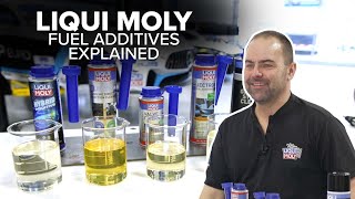 LIQUI MOLY Gasoline Fuel System Additives Explained ProLine Jectron Valve Clean [upl. by Etnad535]