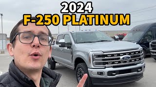 Quick look at the 2024 F250 PLATINUM [upl. by Adav751]