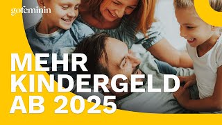 Mehr Kindergeld So viel Geld erhalten Familien ab 2025 [upl. by Rosemaria]