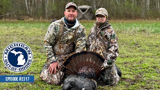 Turkey Hunting Woodcock Walk Turkey Recipe Michigan Out of Doors TV 2317 [upl. by Anigal]