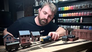 Building A Shunting Layout  Fuel stations And Buffer Stops  Ep11 [upl. by Adamek]