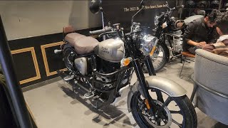 Royal Enfield classic 350 gunmetal grey 2024 model Review on road price royalenfield bullet [upl. by Asyral]