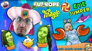 Lets CUT THE ROPE w MAGIC and JUMP w our EYES Shawns First Gameplay FGTEEV Parents amp Kids Fun [upl. by Peyton731]