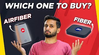 Jio AirFiber vs Jio Fiber Price plans speed and other details  Which one to get [upl. by Alene]