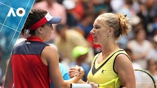 Jankovic v Kuznetsova match highlights 3R  Australian Open 2017 [upl. by Barcus]