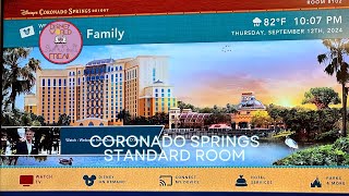 Coronado Springs Resort Standard Room  Disney World [upl. by Morganstein512]