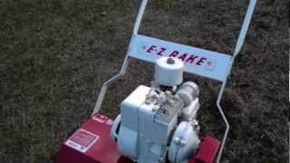 EZ Rake Model 48 Lawn Dethatcher Demo Briggs amp Stratton 3HP [upl. by Pritchett100]