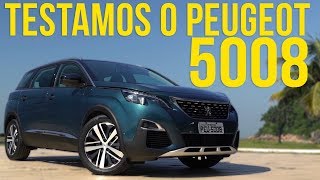 TESTAMOS O NOVO PEUGEOT 5008 7 LUGARES [upl. by Vonnie]