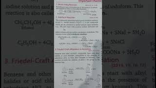 1 Wurtz Fittig Reaction 2Haloform Reaction 3 FriedelCraft Alkylation or Acylation chemistry [upl. by Swenson239]