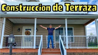 Cómo Construir Una Terraza Frontal Techada  5 Pasos Sencillos [upl. by Nosiddam]