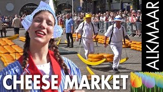 The cheese market at Alkmaar  Holland Holiday [upl. by Notlok]