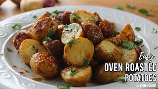 Easy Oven Roasted Potatoes Recipe [upl. by Weinstein823]