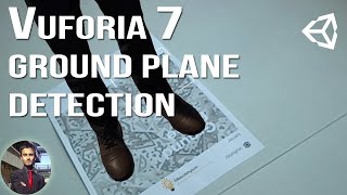 Ground Plane Detection Vuforia Unity Augmented Reality Tutorial  Augmented Reality Apps [upl. by Buseck]