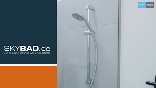 Montagevideo Grohe QuickFix Adjustable Shower rail screw de [upl. by Ajaj]