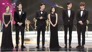 유연석♥서현진 이준기♥이지은 이민호♥전지현 베스트커플상 수상 2016 SAF 연기대상 1부 20161231 [upl. by Gaves802]