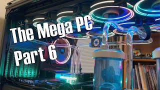 The Mega PC  Part 6 Hardline Water Loop 1 and First Power On [upl. by Travers411]