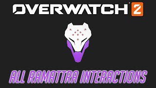 Overwatch 2  All Ramattra Interactions  Unique Kill Quotes [upl. by Leach576]