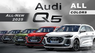 2025 Audi Q5 amp SQ5  All New Colors Preview How it Looks in White Green or Black [upl. by Berwick]