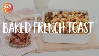 Baked French Toast mit Apfel und Speck Rezept Chochdoch mit Eva [upl. by Micky341]