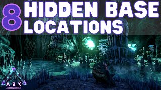 8 Best Hidden Base Locations on Aberration  Ark Survival Evolved [upl. by Dorrehs112]