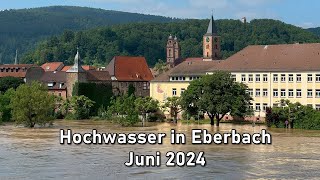 Hochwasser in Eberbach Juni 2024 [upl. by Clippard]