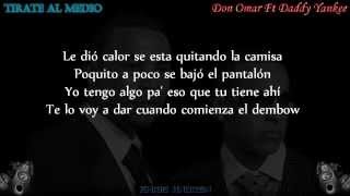 Tirate Al Medio  Don Omar Ft Daddy Yankee Letra [upl. by Aenneea]