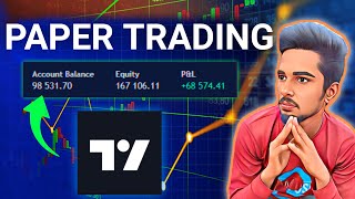 How to do Paper Trading in TradingView  how to paper trade options on tradingview [upl. by Magill]