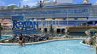 The New amp Improved Roatan Honduras Cruise Port Coxen Hole  A Guided Tour in 4k [upl. by Nnairda]