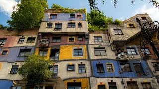 Hundertwasser House Vienna  Austria  4K [upl. by Erasme]