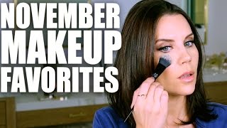 NOVEMBER MAKEUP FAVORITES  Tati Westbrook [upl. by Neyrb]