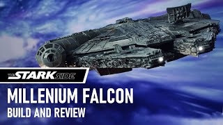 Bandai Star Wars MILLENIUM FALCON 1144 Scale Model Kit Build and Review  The Starkside [upl. by Fasano]