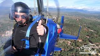 Vol de Carlos en ULM autogire au dessus du Luberon avec FLYSORGUEVENTOUXCOM [upl. by Snej151]