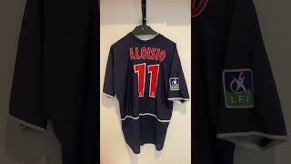 Maillot PSG 20022003 de Aloísio sa Silva Allez Paris football foot uefa [upl. by Loutitia]